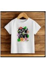 Kiz Çocuk Baskili T-shirt